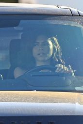 Zendaya in Her SUV After Shopping at Jon and Vinny