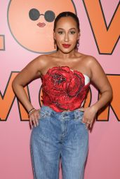 Adrienne Bailon at alice + olivia by Stacey Bendet Presentation at New York Fashion Week 02/10/2024