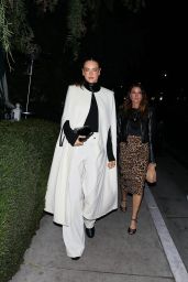 Alessandra Ambrosio Arriving at San Vicente Bungalows in West Hollywood 02/13/2024