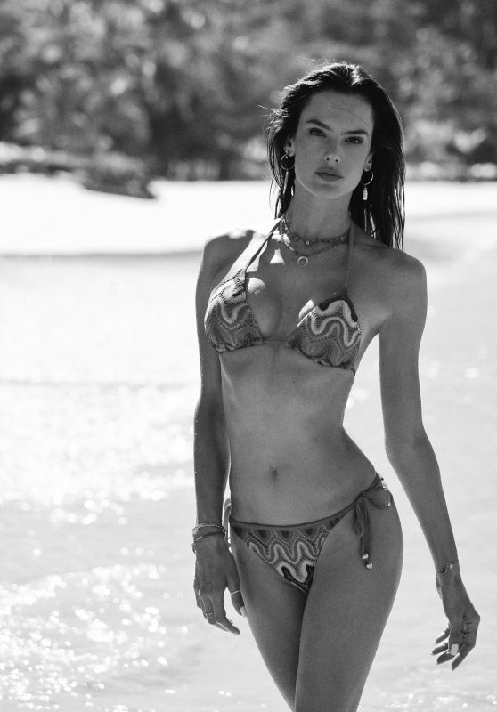 Alessandra Ambrosio in a Bikini 02/17/2024