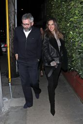 Alessandra Ambrosio Night Out Style 02/11/2024