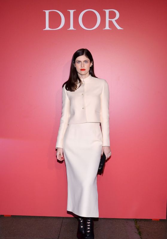Alexandra Daddario at Dior and Peter Philips Celebrate Rouge Dior in Beverly Hills 02/05/2024