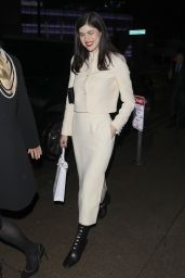 Alexandra Daddario Leaves the Exclusive Dior Party at the Dulce Vita Restaurant in Beverly Hills 02/06/2024