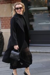 Amanda Holden Wearing a Stylish Sheer Dress in London 02/05/2024