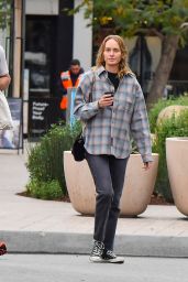 Amber Valletta in Casual Outfit in Studio City 02/26/2024