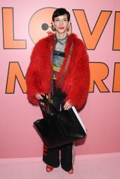 Amy Fine Collins at alice + olivia by Stacey Bendet Presentation at New York Fashion Week 02/10/2024