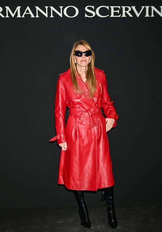 Anna Dello Russo at Ermanno Scervino Show During Milan Fashion Week 02/24/2024