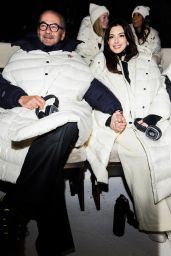 Anne Hathaway - Moncler Grenoble Fall Winter 2024 Fashion Show in St Moritz 02/03/2024