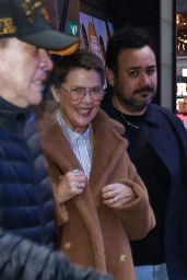 Annette Bening Exits GMA 02/02/2024