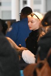 Anya Taylor-Joy at JFK Airport in New York 02/26/2024