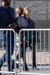 Ariana Grande Arrives at the Super Bowl in Las Vegas 02/11/2024