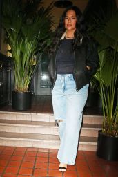 Ashley Graham Arrive for Frame Denim’s Fashion Week Dinner at Indochine in New York 02/12/2024