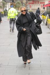 Ashley Roberts in a Black Outfit in London 02/07/2024