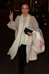 Ballas Arriving Back at Her Hotel in Leeds 02/01/2024