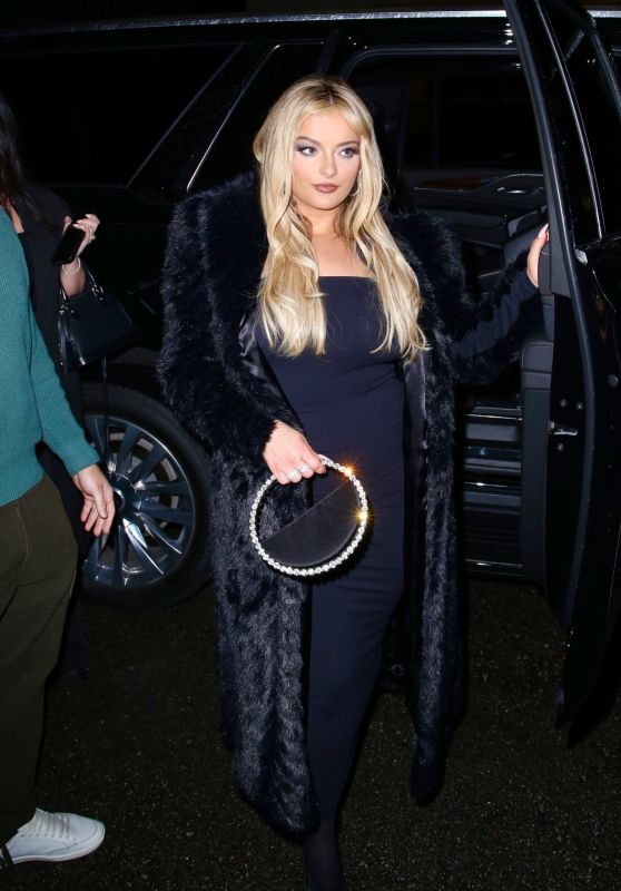 Bebe Rexha Arrives for the Warner Bros Music Pre-Grammy Party in Los Angeles 02/01/2024
