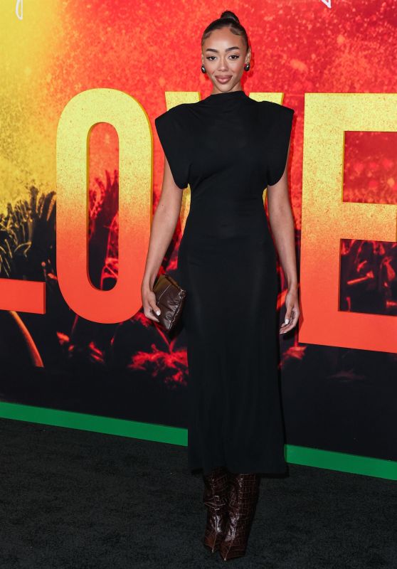 Bella Harris at “Bob Marley: One Love” Premiere in Los Angeles 02/06/2024