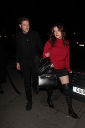 Bella Thorne Ariving at British Vogue and Tiffany & Co BAFTA Afterparty 02/18/2024