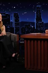 Brie Larson on Jimmy Kimmel Live in Los Angeles 02/05/2024