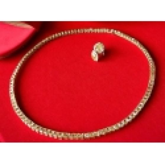 Bucherer Fine Jewelry Riviere Necklace with Radiant Cut Fancy Yellow Diamonds