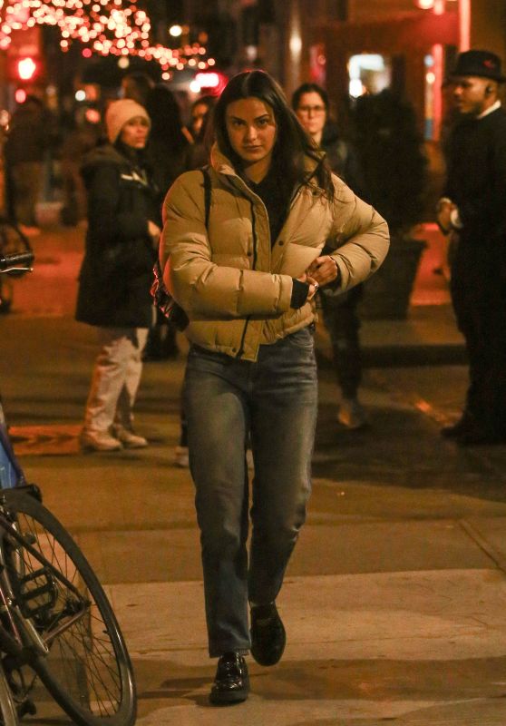 Camila Mendes in Casual Outfit in NY 02/12/2024