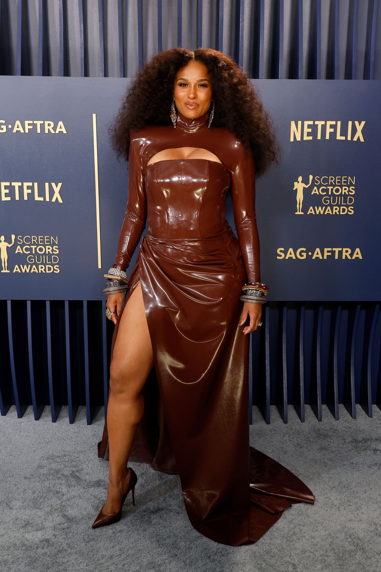 Ciara at 2024 Screen Actors Guild Awards in Los Angeles • CelebMafia