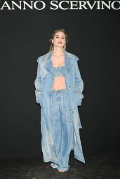 Cristina Marino at Ermanno Scervino Show During Milan Fashion Week 02/24/2024
