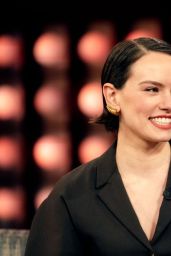 Daisy Ridley Appearing on the Kelly Clarkson Show in New York 01/31/2024