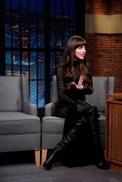 Dakota Johnson at Late Night With Seth Myers in New York 02/07/2024