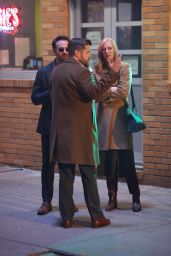 Deborah Ann Woll and Elden Henson - "Daredevil" Filming Set in Brooklyn 02/05/2024