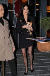 Demi Moore Departing Her Hotel in New York 01/31/2024