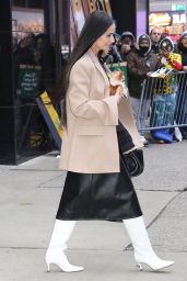 Demi Moore Heads to GMA in New York 01/31/2024