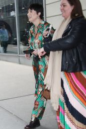 Diablo Cody Leaving The Drew Barrymore Show in New York 02/01/2024