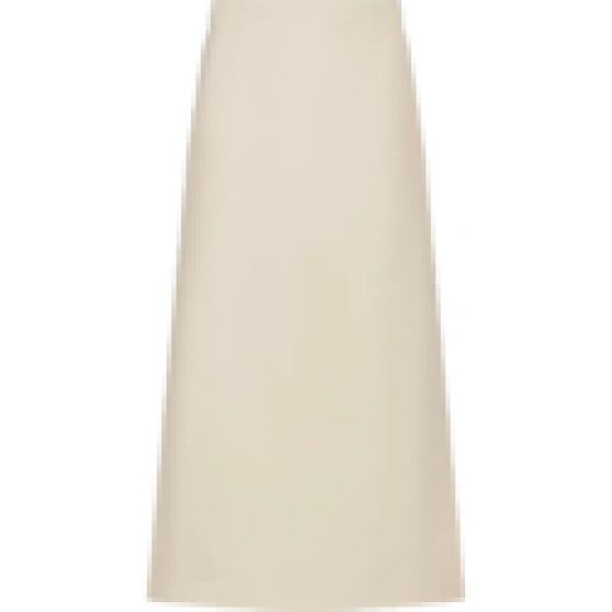 Dior Mid-Length Straight-Cut Skirt in Ecru Wool and Silk
