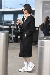 Eiza Gonzalez at JFK in NYC 01/31/2024