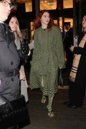 Eleanor Tomlinson at Burberry Store at Harrods in London 02/01/2024
