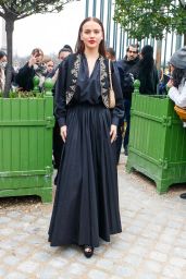 Emma Brooks at Christian Dior Fashion Show in Paris 02/27/2024