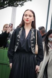 Emma Brooks at Christian Dior Fashion Show in Paris 02/27/2024
