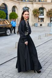 Emma Brooks in an Elegant Outfit in Paris 02/27/2024