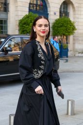 Emma Brooks in an Elegant Outfit in Paris 02/27/2024