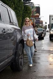 Emma Roberts Leaving Lunch at Chateau Marmont in Los Angeles 02/06/2024