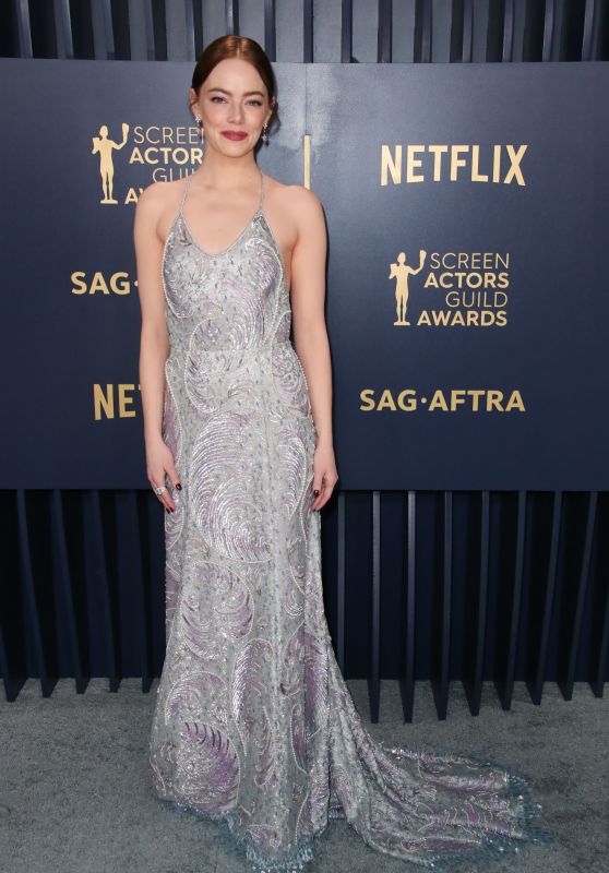 Emma Stone at Screen Actors Guild Awards 2024 in Los Angeles