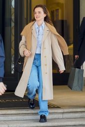 Emma Watson Leaves Her Hotel in Milan 02/21/2024