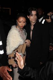 FKA Twigs Arriving at the British Vogue And Tiffany & Co BAFTA Afterparty in London 02/18/2024