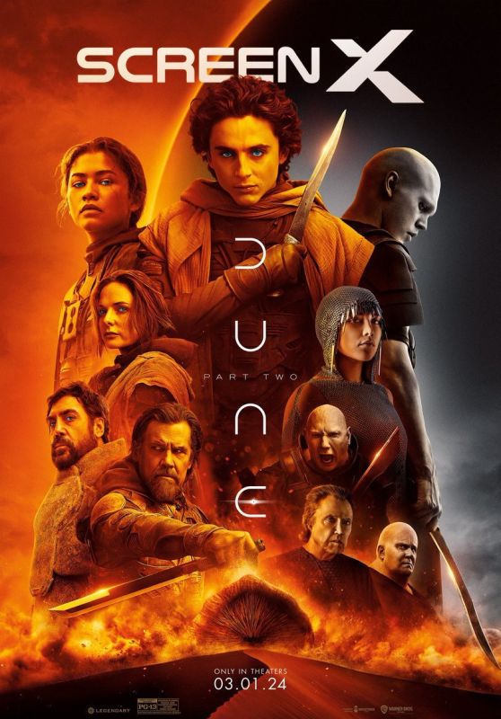 Florence Pugh - "Dune: Part 2" New Poster and Extended Sneak Preview
