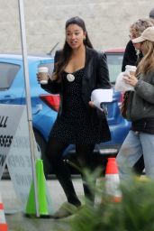 Gina Rodriguez at “Not Dead Yet” Set in Los Angeles 02/26/2024