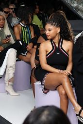 Halle Bailey at Off-White Show During Paris Fashion Week 02/29/2024