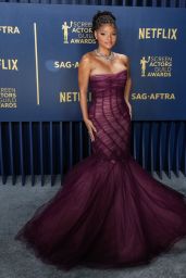 Halle Bailey at Screen Actors Guild Awards 2024 in Los Angeles
