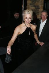 Hannah Waddingham Leaving The Netflix BAFTA Awards After Party in London 02/18/2024