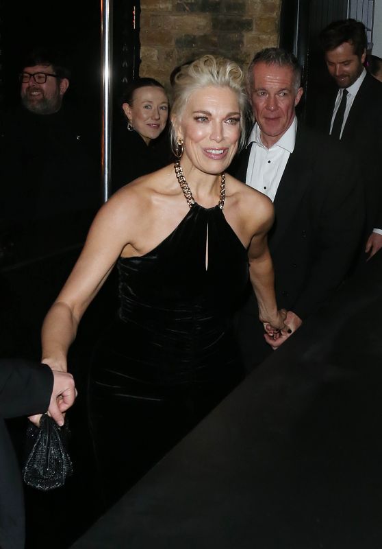 Hannah Waddingham Leaving The Netflix BAFTA Awards After Party in London 02/18/2024