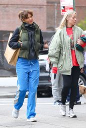 Helena Christensen and Her Mom Elsa Christensen in West Village 02/23/2024